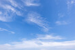 © pinglabel - clear blue sky background,clouds with background, Blue sky background with tiny clouds. White fluffy clouds in the blue sky.
