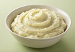 © White Rabbit - Creamy Garlic Mashed Potatoes on Light Soft Green Background