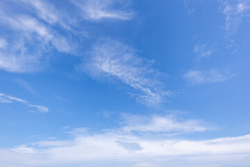 Wall Mural - clear blue sky background,clouds with background, blue sky background with tiny clouds. white fluffy