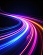 © Kentang - Abstract swirling light trails