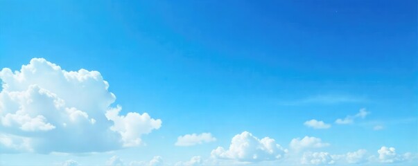 Wall Mural - Vast, cloudless expanse of brilliant blue sky, perfect for serenity, tranquility, and peaceful backgrounds Ideal for travel, nature, and weather-related projects , texture, clouds, peace