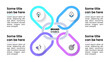 © kuliperko - Infographic template. Link chain with 4 steps