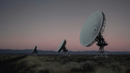 Very Large Array satellite dishes