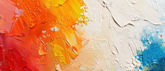 Wall Mural - Abstract Modern Art Texture Background. Stylish Multicolored Painting smooth surface.