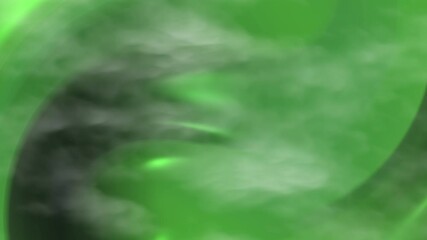Wall Mural - emerald green gradient background animation features subtle swirling smoke, creating a dynamic yet s