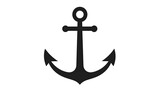 Simple black anchor icon