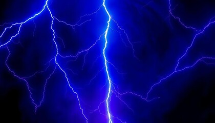 Wall Mural - Abstract streaks of electric blue and violet lightning against a dark, swirling background,  swirl, abstract