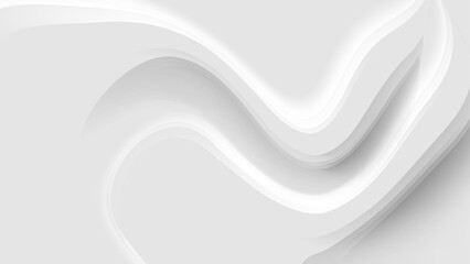 Wall Mural - white background with wavy texture composition