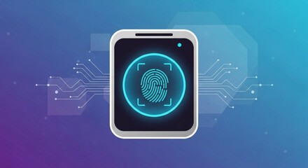 abstract technology background with blue background
