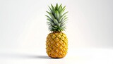 Pineapple isolated on white background high quality realistic
