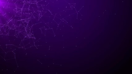 blockchain programming abstract network black background.