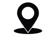 © Ajit Graphics - location pin vector icon silhouette