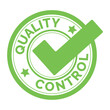 © Richardson - Green flat seal stamp with quality control approval mark