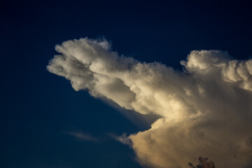Wall Mural - Cloudscape, Colored Clouds at Sunset