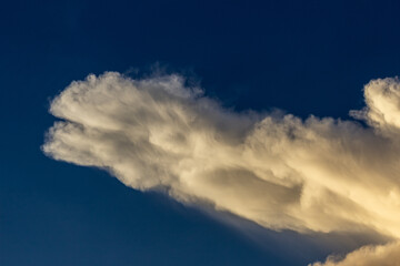 Wall Mural - Cloudscape, Colored Clouds at Sunset