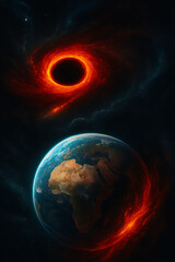 Wall Mural - planet earth in space