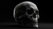 © Agung Jakaria - human skull on black