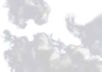 Wall Mural - white cloud fluffy, fog or misty or smoke for overlay and design effect. isolated on transparent bac