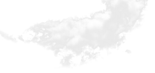 Wall Mural - white cloud fluffy, fog or misty or smoke for overlay and design effect. isolated on transparent bac