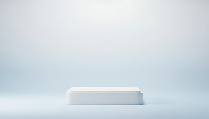 on podium display pastel and gradient empty mockup blue in backgroundideal elegant for product presentation design white backdrop showcase 54771304 1