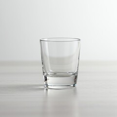 Empty glass with transparent background