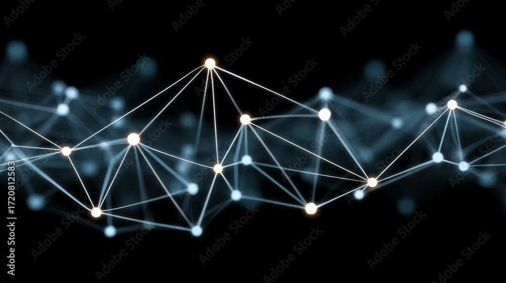 Dynamic Interconnected Web Network connections, exploring the intricate web of interconnected ...