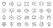 © tutti_frutti - Artificial intelligence icons with brain, neural network, chip, cloud computing, machine learning, innovation, automation, and digital technology symbols