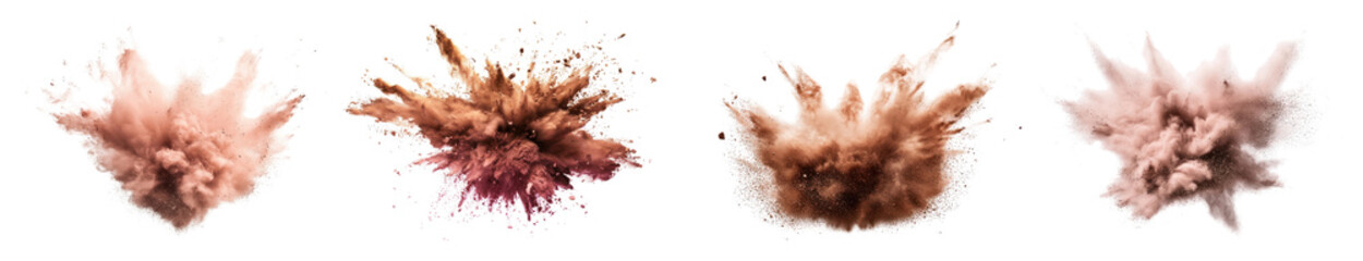 Wall Mural - Dynamic colorful powder explosion