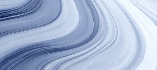 Canvas Print - elegant abstract design featuring subtle marble veins and swirls in shades of violet and gray