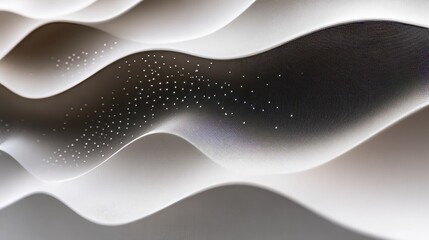 Wall Mural - Elegant Rippled Texture Featuring Subtle Illumination, a Modern Abstract Design for Art Backgrounds