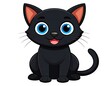© Mari - Cute black cartoon cat