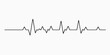 © alien - Blue vector graphic of a heartbeat cardiogram showing a pulse wave on a medical monitor line