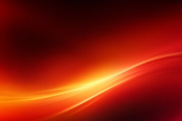 Canvas Print - Vibrant Modern Abstract Wallpaper Design Featuring Fluid Red and Dark Textures with Glowing Elements