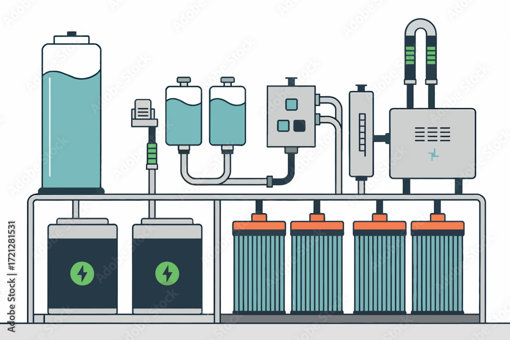 Purification System Examples Advanced water purification system diagram showing multiple stages of ...