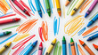 © fathulnuralfian - scribbles made by kindergarten children using crayons, works full of imagination