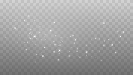 Wall Mural - Glitter Background. Glowing Shining Particles and Stars