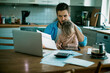 © Geber86 - Father working at home with daughter