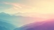 © TAO - A beautiful gradient background with mountains in the distance, featuring soft, dreamy colors, perfect for mobile wallpaper, digital art backgrounds, or design projects.