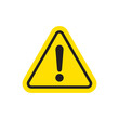 © Macholicious - Triangle yellow caution sign icon template