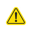 © Macholicious - Triangle yellow caution sign icon template