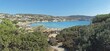 © Michael Rucker/imageBROKER - Mega Amoopi beach with parasols and surrounding vegetation, Ammopi, Lakki, Karpathos, Greece
