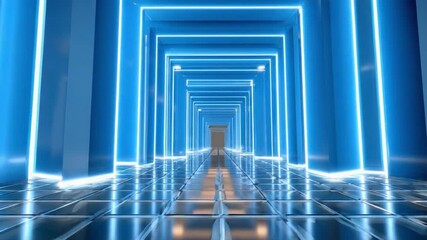 Wall Mural - abstract blue background with rays