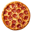 © md - Pepperoni pizza on a white background