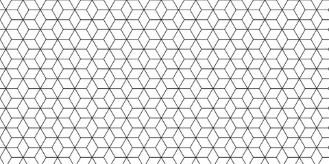 Wall Mural - abstract vector grid line box and metal cube creative geometric fabric abstract tiles gradient web t