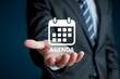 © Karla - Agenda planning concept business meeting schedule organizer management appointment calendar reminder event date