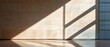 © acilll - Diagonal sunlight shadow on beige tiled wall minimalist interior design background