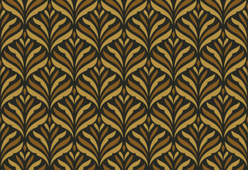 Wall Mural - abstract victorian seamless pattern. vector art deco background. geometric illustration.