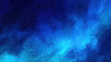 Wall Mural - Night Sky Nebula Abstract Background