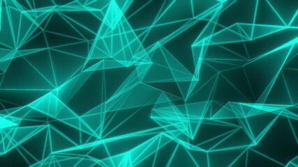 Wall Mural - award background waves animation come from center. Bright neon lights motion for glamour concept. 
