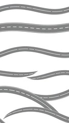 minimal pattern design of highway curves